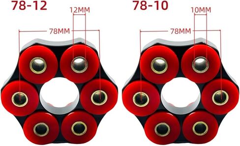 Drive Shaft Flex Disc Lk=78mm/12mm or Lk=78mm/10mm Compatible For Bmw E30 E36 E39 E46(K8-99104PU) in Saudi Arabia