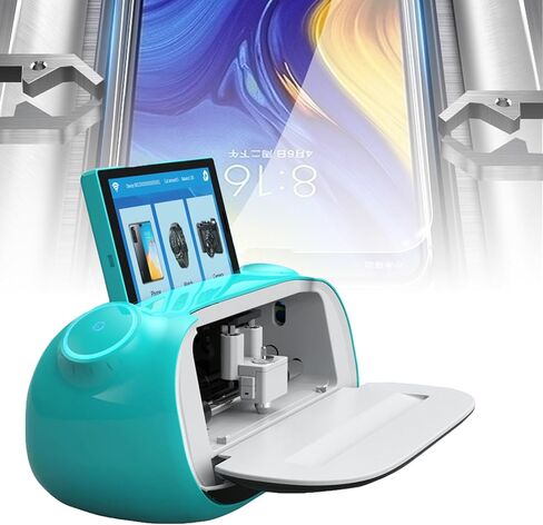 Hydrogel Automatic Film Coating and Cutting Tool, Touchscreen Version, Compatible with All Mobile Phone Models. in Saudi Arabia