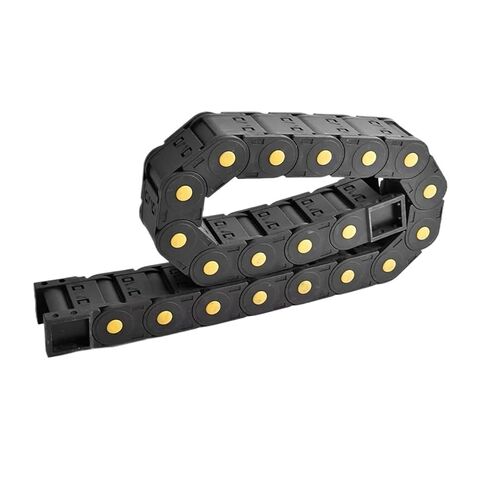20x57 Plastic Cable Chains Fully-Enclosed Drag Chain Wire Carrier with End Connectors for Router Machine Tool Parts 1M(20x38L) in Kuwait