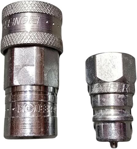 Parker 4010-2P + 4050-2P Hydraulic Quick-Disconnect Coupling Set – ISO 5675 Agricultural 4000 Series, Steel Manual-Connect Pair (Male Tip + Female Coupler) in Saudi Arabia