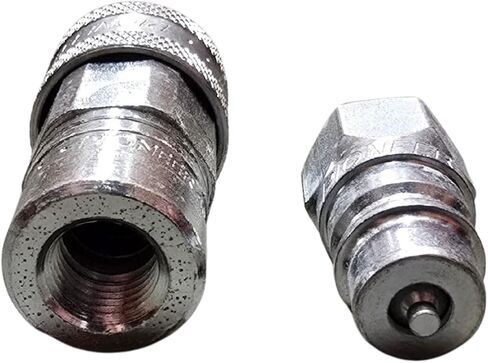 Parker 4010-2P + 4050-2P Hydraulic Quick-Disconnect Coupling Set – ISO 5675 Agricultural 4000 Series, Steel Manual-Connect Pair (Male Tip + Female Coupler) in Saudi Arabia