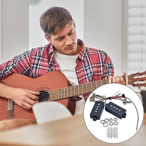 لاقط مزدوج، التقاطات باس كهربائية، أداة التحكم في النغمة، 4 سلاسل، لاقط باس كهربائي، لاقط دائرة الأسلاك in Kuwait