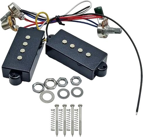 لاقط مزدوج، التقاطات باس كهربائية، أداة التحكم في النغمة، 4 سلاسل، لاقط باس كهربائي، لاقط دائرة الأسلاك in Kuwait