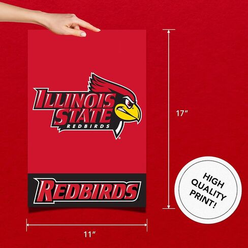 Desert Cactus Illinois State University Poster ISU Redbirds 11 x 17 Inch Room Office Décor Decoration Official Fan Gear (11x17 inch,Version 1A) in Saudi Arabia