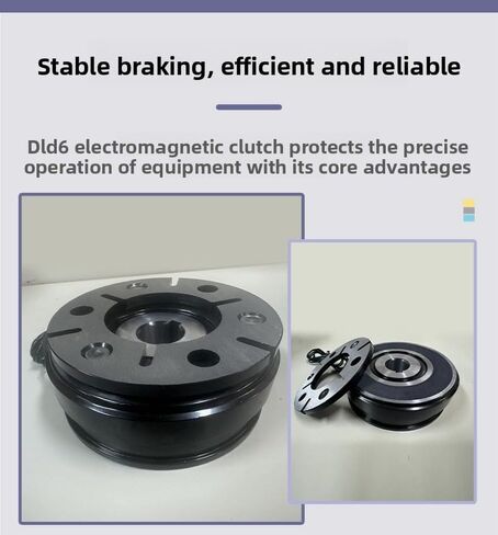 DLD6 Single Plate Electromagnetic Clutch & Brake - 12V/24V Electric Holding Brake for Industrial Equipment (DJDM06-05B) in Kuwait