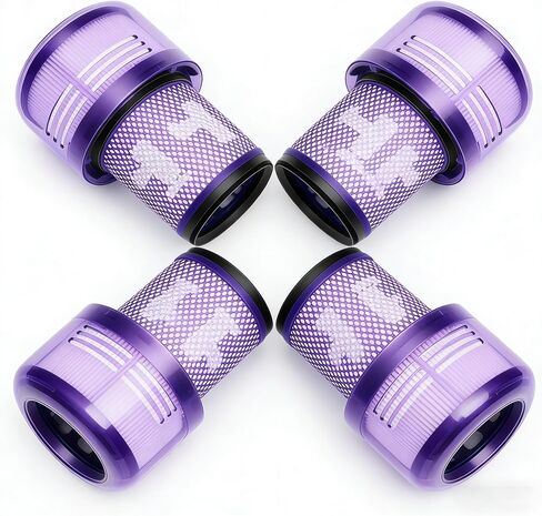 4-PACK Filter Replacements for Dyson V12 Detect Slim Cordless Vacuum and V12 Slim Vacuums - Comparable to Part 971517-01 (Excludes SV12 & V15 Vacuum Models) in Kuwait