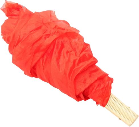 Lengthened Silk Belly Dance Fan Elegant Long Folding Dance Prop for Performance Sturdy Structure for Dance Supplies and Dance Enthusiasts in Saudi Arabia