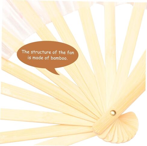 Lengthened Silk Belly Dance Fan Elegant Long Folding Dance Prop for Performance Sturdy Structure for Dance Supplies and Dance Enthusiasts in Saudi Arabia