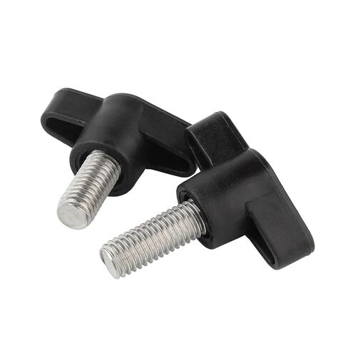 Screws Thumb Screws Plastic Hand Tighten 304 Stainless Steel Z-Shaped Handle Screw Knob Wing Screws in Saudi Arabia