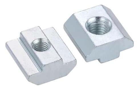 كتل الجوز المسار. صامولة منزلق على شكل حرف T، صامولة منزلق على شكل حرف T، 50 قطعة من صامولة منزلق على شكل حرف T لفتحة الملف الشخصي، صامولة من الألومنيوم لسحب الأثاث 20 سلسلة - 45 سلسلة صمولة T (20 سلسلة M3) in Kuwait