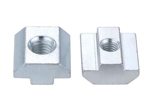 كتل الجوز المسار. صامولة منزلق على شكل حرف T، صامولة منزلق على شكل حرف T، 50 قطعة من صامولة منزلق على شكل حرف T لفتحة الملف الشخصي، صامولة من الألومنيوم لسحب الأثاث 20 سلسلة - 45 سلسلة صمولة T (20 سلسلة M3) in Kuwait