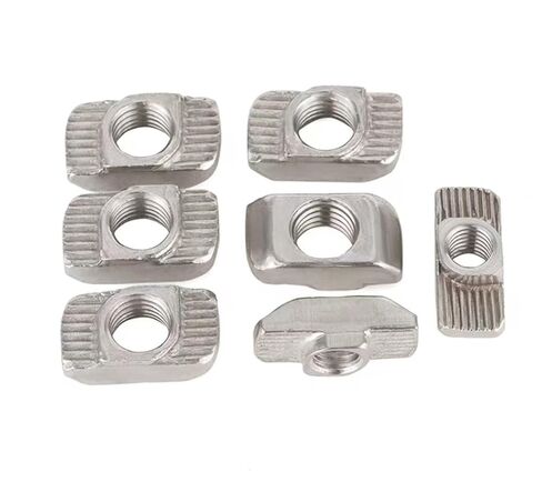 كتل الجوز المسار. صامولة منزلق T Track، صامولة T منزلقة، 50 قطعة 20 سلسلة/30 سلسلة/40 سلسلة/45 سلسلة فتحة T صامولة منزلقة T مطرقة صامولة قطرة في موصل ربط الجوز من الألومنيوم (45 سلسلة) in Kuwait