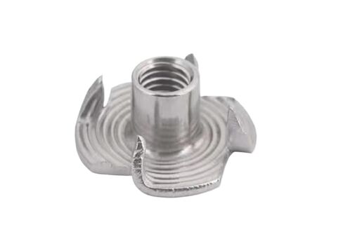 كتل الجوز المسار. صامولة منزلق T Track، صامولة T منزلق، 304 صامولة من الفولاذ المقاوم للصدأ بأربعة مخالب، 10 قطع، M5 M6 M8 M10 صامولة بأربعة مخالب T-جوز أعمى إدراج صواميل على شكل تي (M8*11) in Kuwait