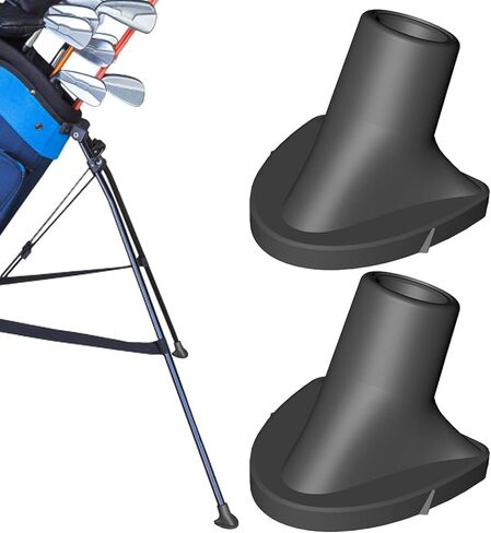 Jowxsx 4Pcs Golf Bag Stand Replacement Feet, Necessary Golf Bag Feet Replacement for Golf Bag Accessories,Strong Grip,Wear-Resistent,Easy to Install in Saudi Arabia