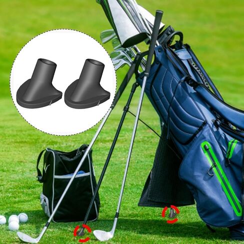 Jowxsx 4Pcs Golf Bag Stand Replacement Feet, Necessary Golf Bag Feet Replacement for Golf Bag Accessories,Strong Grip,Wear-Resistent,Easy to Install in Saudi Arabia