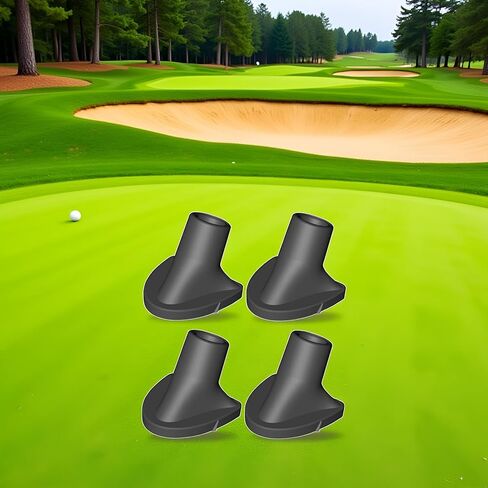 Jowxsx 4Pcs Golf Bag Stand Replacement Feet, Necessary Golf Bag Feet Replacement for Golf Bag Accessories,Strong Grip,Wear-Resistent,Easy to Install in Saudi Arabia
