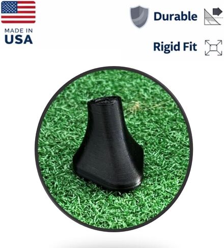 Replacement Golf Bag Stand Feet for Vessel Bags, 0.315 in (8 mm) Leg Diameter, Non-Slip Rubber Tips, Easy Push-On Install, 2-Pack in Kuwait