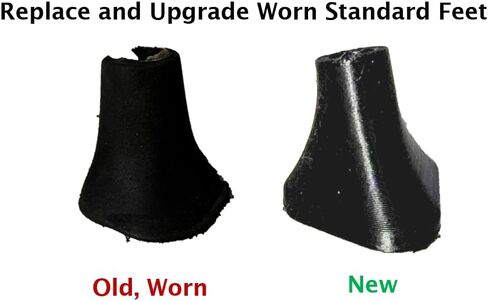 Replacement Golf Bag Stand Feet for Vessel Bags, 0.315 in (8 mm) Leg Diameter, Non-Slip Rubber Tips, Easy Push-On Install, 2-Pack in Kuwait