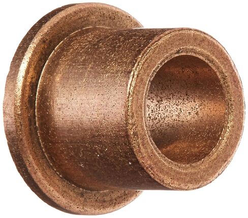 Bunting Bearings EXEF040606 Extra Lubricant with PTFE Flange Bearing, Powdered Metal, SAE 841, 1/4" Bore x 3/8" OD x 3/8" Length 1/2" Flange OD x 1/16" Flange Thickness (Pack of 3) in Kuwait