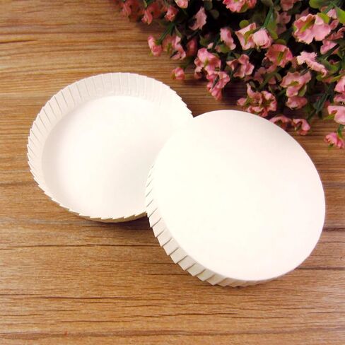 Yardwe Disposable Cup Covers 100 Pcs 3.54 Inch Stackable Paper Cup Lids for Home Hotel Ktv and Outdoor Use Protective Drinking Lids in Saudi Arabia