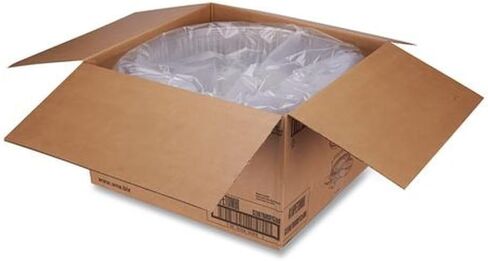 WNA Caterline Dome Lids, Plastic, 18" Diameter x 2-3/4"High, Clear (WNAA18PETDM) in Saudi Arabia