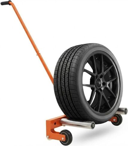 Heavy Duty Tire Dolly, Adjustable Tire Wheel Dolly with 350 Lbs Capacity & 360° Rotatable Wheels,Tires Lifting Tool for Workshop, Auto Repair Shops & Garages in Saudi Arabia