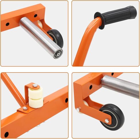 Heavy Duty Tire Dolly, Adjustable Tire Wheel Dolly with 350 Lbs Capacity & 360° Rotatable Wheels,Tires Lifting Tool for Workshop, Auto Repair Shops & Garages in Saudi Arabia