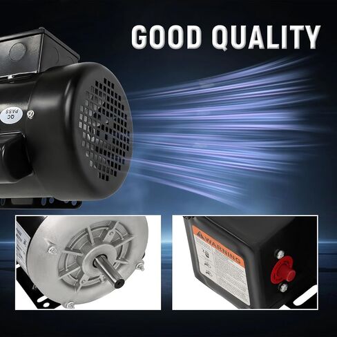 1 HP Electric Motor 1725RPM 115V/230V 13.6/6.8A 56 Frame CW/CCW for Agricultural Equipment Farm Duty Single Phase Motor in Saudi Arabia
