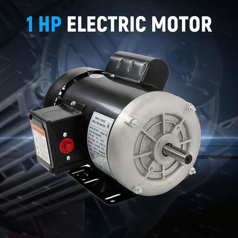 1 HP Electric Motor 1725RPM 115V/230V 13.6/6.8A 56 Frame CW/CCW for Agricultural Equipment Farm Duty Single Phase Motor in Saudi Arabia