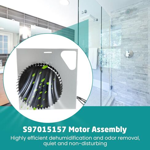 S97015157 Motor Assembly for Broan NuTone 110 CFM Ultra Quiet Bathroom Exhaust Fan Replacement - Fits 676, 680, 684NT, 672SP, 674, HD50, DX110 Models in Saudi Arabia