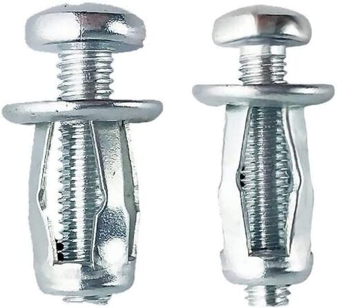 Expansion Screw Bolts, Nut Expansion Rivet Nut Tool Dowels M5 M6 Car Jack Nuts for Metal Screw Petal(Length:M6x25) (Size : M6x25) (Size : M4x25) in Kuwait