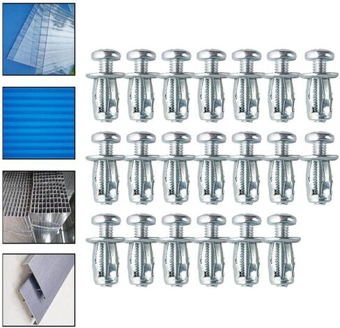 Expansion Screw Bolts, Nut Expansion Rivet Nut Tool Dowels M5 M6 Car Jack Nuts for Metal Screw Petal(Length:M6x25) (Size : M6x25) (Size : M4x25) in Kuwait