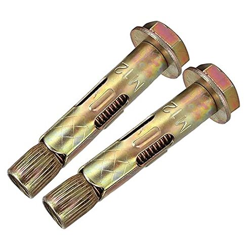 Expansion Screw Bolts, Heavy Duty Screw for Carbon Steel and Concrete Walls Expansion Anchor with Hex Bolt for Floor Installation Fastening(5pcs)(Size:M8x70) (Size : M6x70) (Size : M8x80) in Kuwait