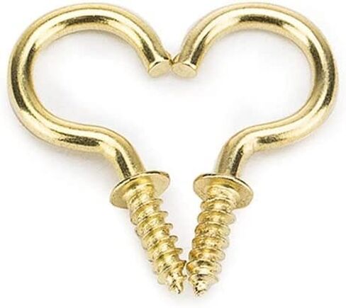 مسامير براغي توسيع، مسمار معدني بخطاف العين ومسامير خشبية ذاتية التنصت مطلية بالنحاس مسمار فتح 1/2 5/8 3/4 7/8 1 1-1/4 1-1/2 2 (الحجم: 5 8(50 قطعة)) (الحجم: 1 بوصة-1 (30 قطعة) طويل 4 (الحجم: 78(50 قطعة) in Kuwait