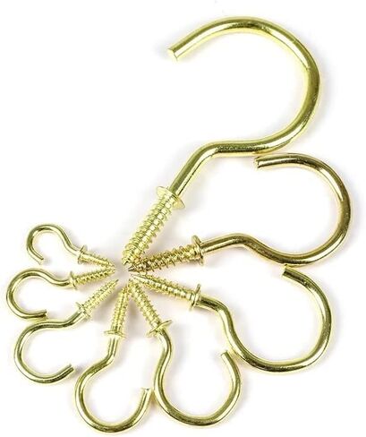 مسامير براغي توسيع، مسمار معدني بخطاف العين ومسامير خشبية ذاتية التنصت مطلية بالنحاس مسمار فتح 1/2 5/8 3/4 7/8 1 1-1/4 1-1/2 2 (الحجم: 5 8(50 قطعة)) (الحجم: 1 بوصة-1 (30 قطعة) طويل 4 (الحجم: 78(50 قطعة) in Kuwait