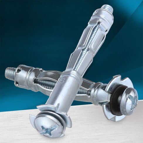 Expansion Screw Bolts, Wedge Anchor,Drilling Ceiling Expansion Screws Screw Assortment Hand Tools Heavy Duty Bolt Wall Anchor Screws Expansion Bolt(Color:M5 X 52)(Color:M6 X 65) (Co (Color : M6 X 52 in Kuwait