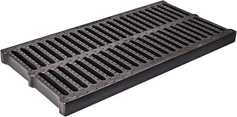Drainage Grille Drainage Channel Grille Cover, Outdoor Plastic Drainage Ditch Platform, Courtyard/Terrace/Sidewalk/Farm Rainwater Ditch Filter(20x4cm) in Kuwait