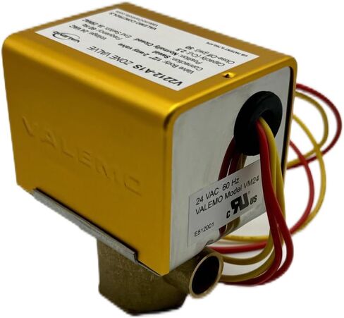 V2212-A1S صمام المنطقة الميكانيكي، ثنائي الاتجاه، 1/2 بوصة، مغلق عادة، 24 فولت تيار متردد، مع مفتاح نهائي in Kuwait