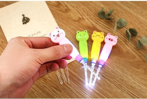 2pcs Ear Wax Removal LED Light Illuminated Ear Pick Remover,Cute Flashlight Earpick,Earwax Cleaning and Removal Tools for Adults and Children Ear Safe (Yellow cat & Pink Pig) in Kuwait
