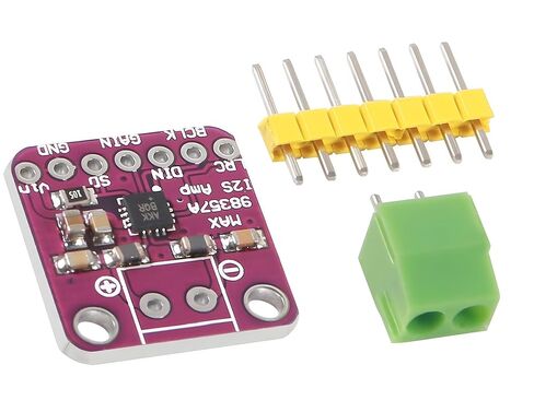 5 قطع MAX98357 وحدة مضخم الصوت من الفئة D بدون فلتر - مخرج 3.2 وات، واجهة I2S، متوافقة مع ESP32 وRaspberry Pi in Kuwait