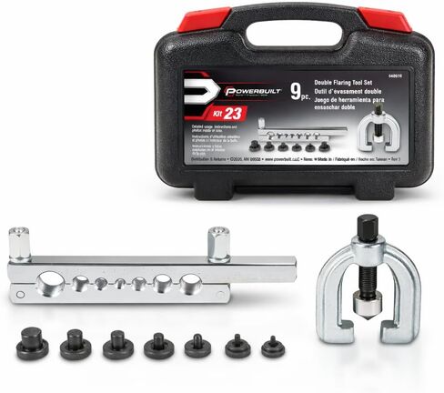 مجموعة خدمة فرامل قرص Powerbuilt Master، أداة خلفية لفرجار فرامل السيارة للسيارات والشاحنات وضغط المكبس 30 قطعة -648622 in Saudi Arabia
