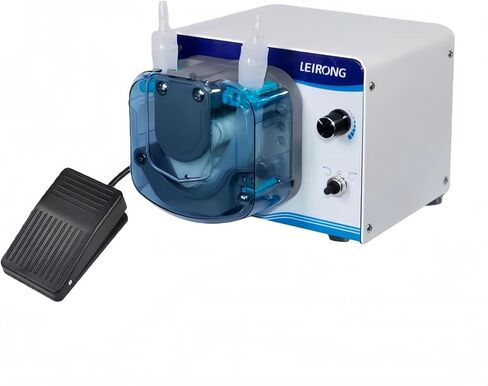 Complete Peristaltic Pump ZP3000 High-Flow Micro Peristaltic Pump DC Motor 24V 48W for Laboratory and Industrial Filling Machines with Speed Control (36# A-60-F Tube, with Foot Pedal) in Saudi Arabia