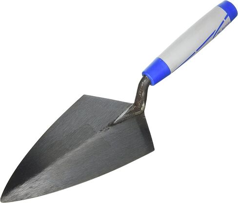 Kraft Tool RO110-9SH W. Rose Philadelphia Brick Trowel with ProForm Soft Grip Handle - Standard Shank, 9-Inch in Saudi Arabia