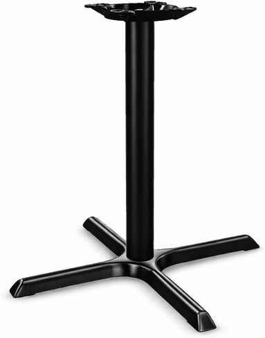 Cast Iron Table Base, 30 x 30 Inches, Black, Standard Height, Cross-Shaped in Saudi Arabia