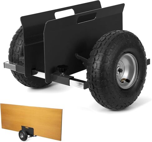 Panel Dolly 600 LBS Capacity with Adjustable Clamp, 10 Inch Rubber Inflatable Tires,All Terrain Drywall Mover for Sheets and Door Transport in Saudi Arabia