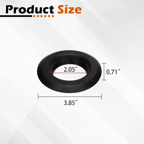 2-Pack 2" Flexible Tank Adapter, for Attaching 2-inch pipe to Curved Surfaces, Storage Drums, Bulkhead Pipe Fitting, Buckets, and More in Saudi Arabia