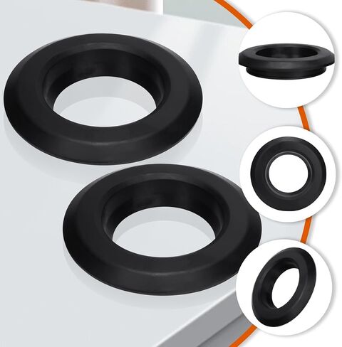 2-Pack 2" Flexible Tank Adapter, for Attaching 2-inch pipe to Curved Surfaces, Storage Drums, Bulkhead Pipe Fitting, Buckets, and More in Saudi Arabia