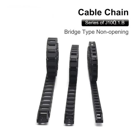 Transmission Cable Chain 10 * 10 10 * 15 10 * 20 Mm 1M Non Snap-Open Plastic Towline Transmission Drag Chain Machine 1M(28mm,10x15 mm) in Saudi Arabia