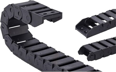 1pc Cable Chains 15x20 15x30 18x25 18x37 mm Bridge Type Non-Opening Plastic Towline Transmission Drag for Machine(38mm,18x37 mm) in Saudi Arabia