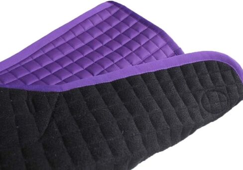 CHALLENGER Horse Contoured English Quilted All Purpose Light Saddle Pad Purple 72TS34PR in Saudi Arabia
